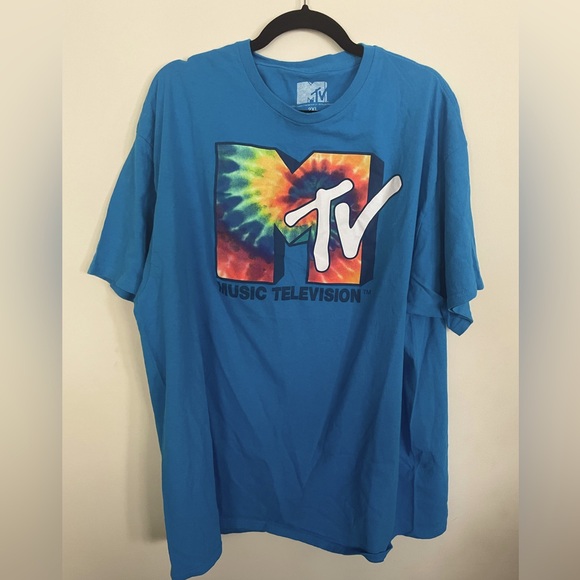 MTV Men’s 2XL Blue T-Shirt - Picture 1 of 3